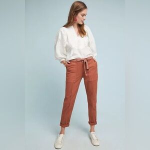 Anthropologie Wanderer Utility Pant in Rust